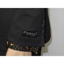 Men's MONO Turkey Casual Dress Jacket Patch Pockets Thick Cotton 1557-01 Black image 3