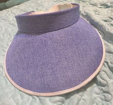 Ladies Denim Elastic Visor Blue White Unbranded - $127.93 MXN