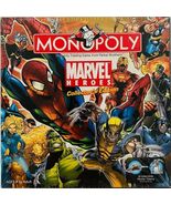 Vintage Monopoly Marvel Heroes Collector&#39;s Edition Board Game Hasbro New... - $125.63 CAD