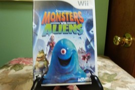 Monsters vs. Aliens (Nintendo Wii, 2009) Near Mint Condition W/ Manual - £6.99 GBP