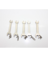 Set Of 5 Miniature 2.5 in Wrenches Tool Keychain, Xmas Ornaments - $10.87