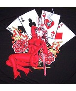 DEVIL WOMAN PLAYING CARDS WALL BANNER WB223 flags sexy ladies poker card... - $9.01 CAD