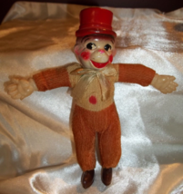 Vintage 1920&#39;s Carnival Prize Toy Monkey Celluloid Head Hands Feet 7.5&quot; JAPAN - £15.76 GBP