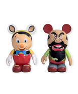 Pinocchio Disney Vinylmation Toy Action Figures: Pinocchio and Stromboli... - $68.24 CAD