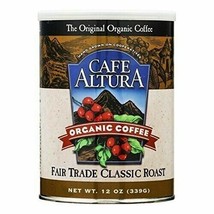 Cafe Altura Fair Trade Classic Rst Grnd Coffee 12 OZ - £16.26 GBP