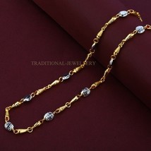 Unisex Italian Turkey chain 916% 22k Gold Chain Necklace Daily wear Jewelry 24 - £2,501.29 GBP+