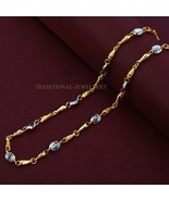 Unisex Italian Turkey chain 916% 22k Gold Chain Necklace Daily wear Jewe... - €3.006,63 EUR+