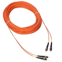 Tripp Lite Duplex Multimode 62.5/125 Fiber Patch Cable (ST/ST), 30M (100-ft.)(N3 - £72.73 GBP