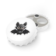 Stylish Bat-Shaped Bottle Opener with Magnetic Back and Dual Opening Mechanisms - £13.17 GBP