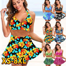 Flower Print Bikini Swimwear - $37.95