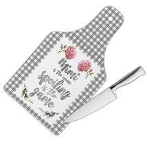 Mimi is the name spoiling is the game : Gift Cutting Board Grandma Flower Decor - £23.53 GBP
