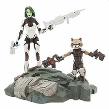 Marvel Gamora  Rocket Raccoon Action Figure Set - Guardians of The Galaxy Select - £67.07 GBP