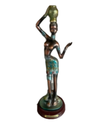 Rare Busch Gardens Resin Souvenir Sculpture EGYPTIAN STATUE Figurine 13.5&quot; - $27.62