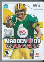  Madden NFL 09: All-Play (Nintendo Wii, 2008 w/Manual, Tested, Works Great)  - £6.72 GBP