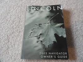 2003 Lincoln Navigator Owners Manual [Paperback] Lincoln - $42.14
