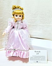 10&quot; Porcelain Storybook Doll ~ Cinderella ~ 1998 Royalton ~ New In Box With Coa - £10.07 GBP