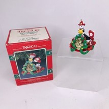 Enesco Firehouse Friends 1992 Treasury Of Christmas Ornament 3rd In Seri... - $21.73