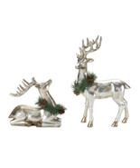 Holiday Deer (Set of 2) 7&quot;H, 13.5&quot;H - $1,272.24 MXN