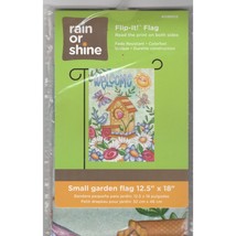 Welcome Birdhouse Butterflies 12 1/2” X 18” Porch Garden Flag Rain or Sh... - $8.00