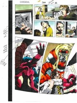 1997 Original Daredevil X-Men Omega Red Marvel Comics color guide art:Ge... - £65.24 GBP
