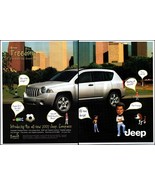 2007 Jeep Compass Compact SUV 2 Page Vintage Print Ad Bobbleheads Wall Art - £8.67 GBP