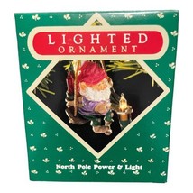 1987 Hallmark North Pole Power and Light Keepsake Magic Christmas Ornament Elf - £6.74 GBP