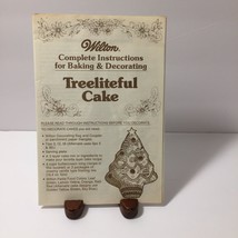 Wilton Complete Instructions Baking &amp; Decorating Treeliteful Cake - £2.62 GBP
