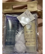 Vintage The Healing Garden Relax Therapy Lavender Set Cleanser &amp; Lotion ... - $48.17 CAD