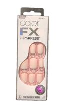 Impress Color FX Good Mood Light Pink holographic Press On Nails Mani 30... - $235.90 MXN