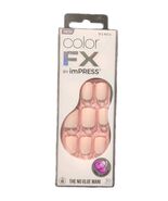 Impress Color FX Good Mood Light Pink holographic Press On Nails Mani 30... - $235.90 MXN