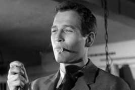 Paul Newman The Hustler Cigarette Pool Cue Striking Iconic Image 24X36 Poster - £23.12 GBP