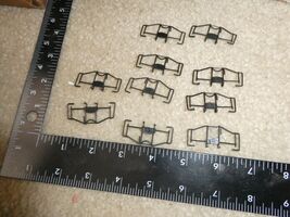 Lot of 10 O Scale Plastic Caboose or Train Car End Rail Trim Parts NOS - $17.82