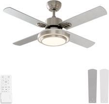 Warmiplanet Ceiling Fans With Lights And Remote Control, 44 Inch, 6, 4 B... - $167.95