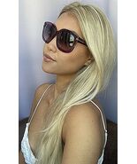 New Tom Ford 53mm Violet Purple Blue Oversized Women's Sunglasses Italy D5 - $189.99