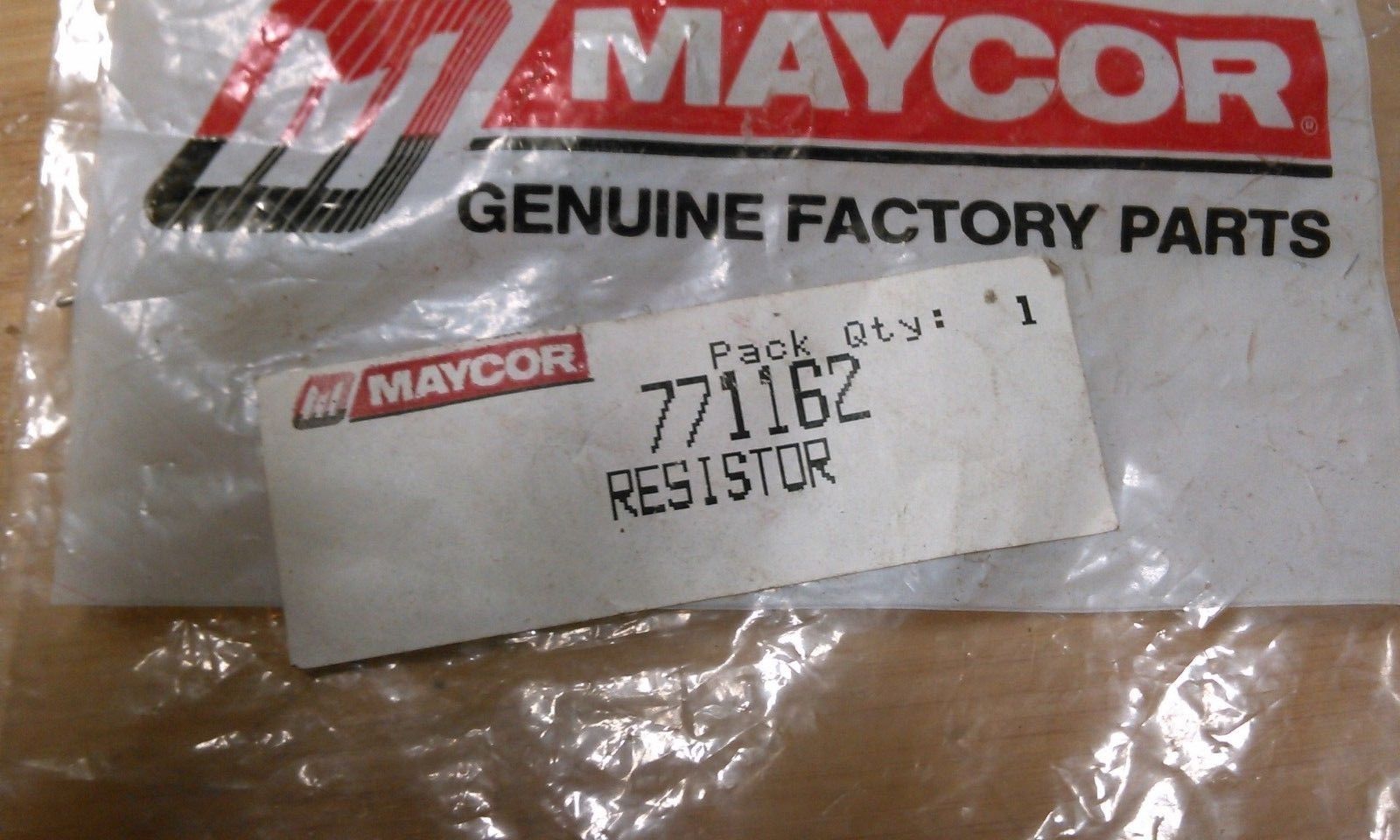 MAYCOR 771162 RANGE/OVEN RESISTOR - $14.95