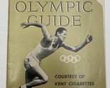 1960 Olympic Guide Rome Kent Cigarettes Advertising Schedule of Events - £11.16 GBP