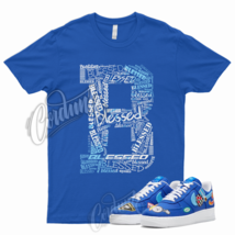 BLESSED Shirt for N Air Force 1 Low Patched Up Racer University Angeles Blue - £18.44 GBP+