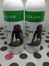 Gaiam Yoga Mat Wash Spray All Natural with Organic Oils 4 oz Each Lot of 2 NEW - £8.56 GBP