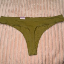 Womens Auden Green Thong Size XL - $5.99