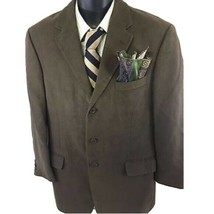 Andrew Fezza Fusion Sport Coat Brown Lined Jacket - £22.69 GBP