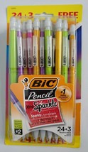 BIC #2 Mechanical Pencils Xtra Sparkle 0.7mm Assorted Colors Pack of 24+... - £7.85 GBP