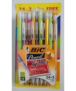 BIC #2 Mechanical Pencils Xtra Sparkle 0.7mm Assorted Colors Pack of 24+... - £7.95 GBP
