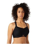 PANACHE WOMEN&#39;S SPORT BRA  #5021 Size 36F Black Underwire NWT - $59.39