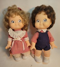 Campbell&#39;s Soup Kids Boy &amp; Girl 10&quot; Dolls 1988 VTG - £15.72 GBP