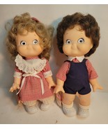 Campbell&#39;s Soup Kids Boy &amp; Girl 10&quot; Dolls 1988 VTG - $24.41 CAD