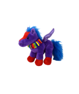 Ganz Webkins Rainbow Pegasus Purple Plush 10&quot; Winged Stuffed Animal No Code - $225.61 MXN