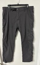 Prana Stretch Zion Pants Mens 36x30 Gray M4ST30116 Hiking Climbing - $29.99