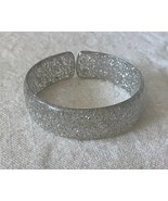 ⭕⭕VTG, Bracelet, adjustable, vintage in acrylic, silver with diamonds, w... - $202.16 MXN