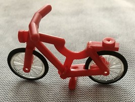 LEGO Bicycle - Red w/clear tire rims - 1 Unit - £3.53 GBP
