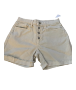 Girl&#39;s Old Navy High Rise, Button Fly, Color Ecru Bermuda/Shorts Size 16... - £12.12 GBP